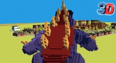 3D Şehir Canavarı