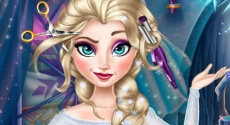 Elsa Frozen Gerçek Saç Kesimi