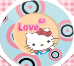 Hello Kitty Yemek Tabağı